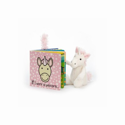 Jellycat If I were a Unicorn and Bashful Unicorn Small USA | 26713WXUE